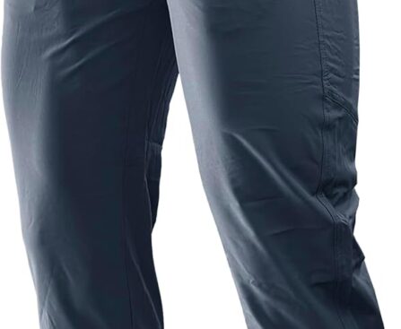 Men’s Hiking Pants Lightweight Quick Dry Waterproof Breathable Athletic Joggers Track Running Sweatpants