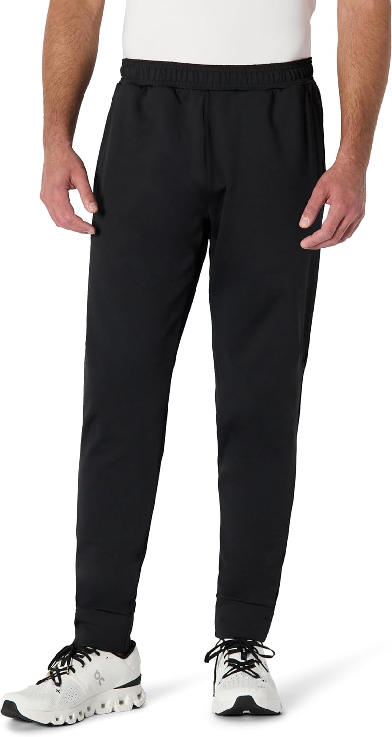 Amazon Essentials Men’s Athletic Performance Stretch Knit Gym Ankle Length Tapered Training Pant