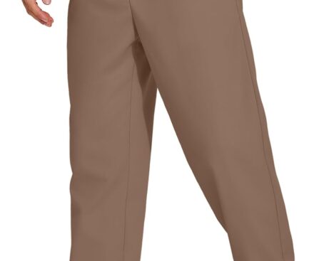 COOFANDY Men’s Linen Casual Lightweight Pants Elastic Waist Drawstring Beach Pants with Pockets