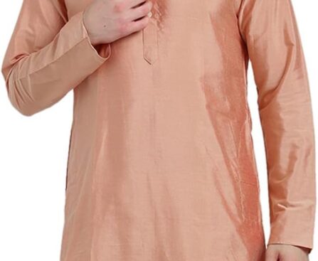 KISAH Men’s Kurta – Traditional Indian Ethnic Wear for Men – Ideal for Weddings, Festivals & Celebrations