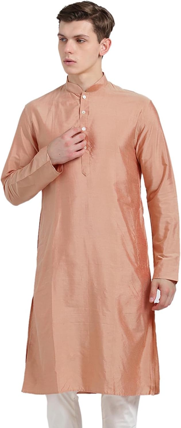 KISAH Men’s Kurta – Traditional Indian Ethnic Wear for Men – Ideal for Weddings, Festivals & Celebrations