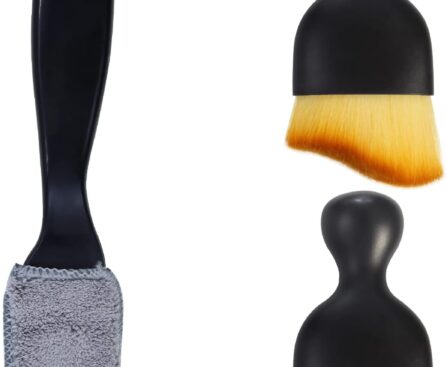 3 PCS Car Interior Detail Dust Brush,Soft Car Interior Detailing Kit Tools,Dash Duster Brush for Auto,Truck,SUV,RV Interior Cleaning
