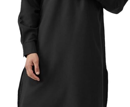 Sojanya (Since 1958 Men’S Black Cotton Kurta Pathani Set, Size 38