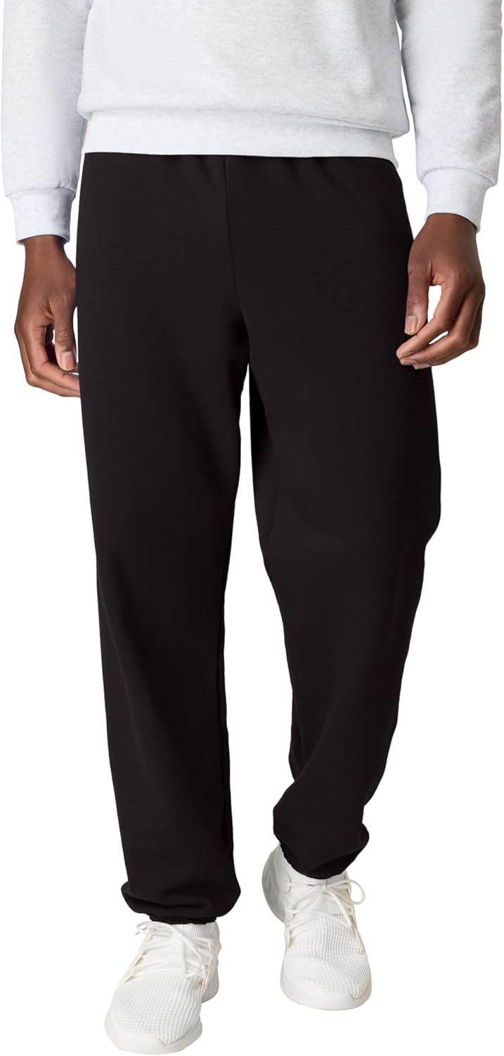 Hanes Men’s Ecosmart Best Sweatpants, Athletic Lounge Pants with C”ed Cuffs