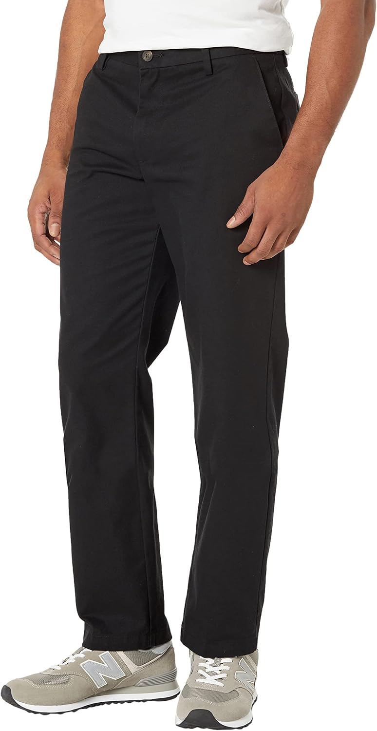 Amazon Essentials Mens Straight-Fit Wrinkle-Resistant Flat-Front Chino Pant