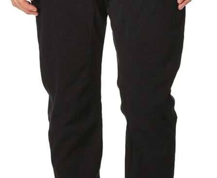 WT02 Mens Jogger Pants in Basic Solid Colors and Stretch Twill Fabric