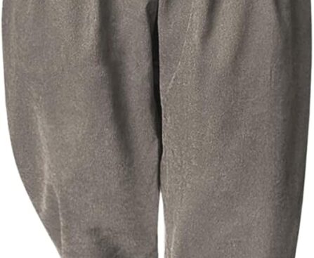 Floerns Men’s Slant Pocket Tailored Pants Work Office Fold Pleated Trousers