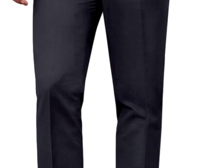 COOFANDY Men’s Classic Fit Dress Pants Flat Front Straight Formal Pants Wrinkle Free Expandable Waist Suit Pants