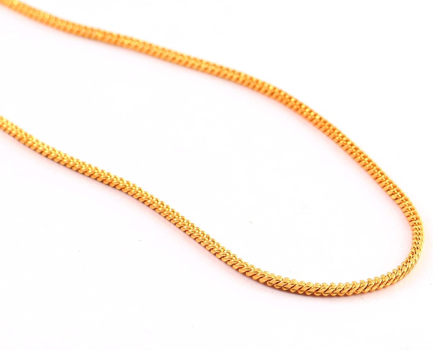JewarHaat Chain Indian K Gold Plated Handmade Daily Use Fashionable Link Jewelry for Men, Women, Boys, Girls, Unisex