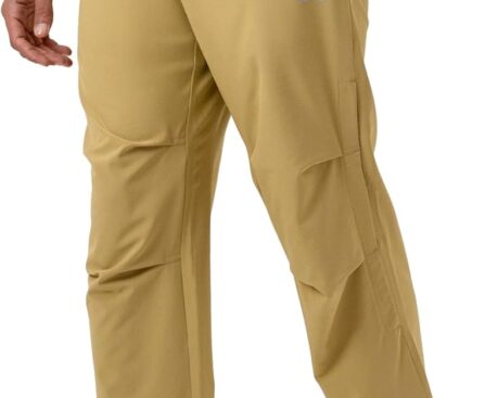 maamgic Men’s Sweatpants Joggers with Zipper Pockets, 4-Way Stretch Quick Dry Lightweight Athletic Hiking Pants