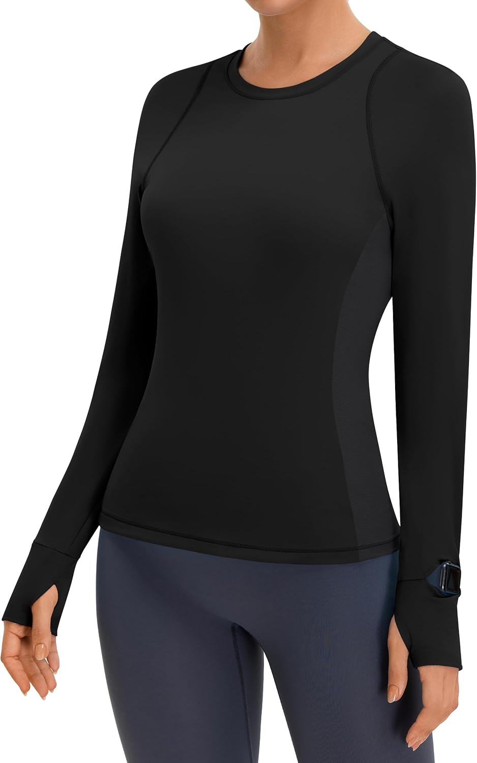 BMJL Women’s Long Sleeve Workout Tops Gym Athletic Hiking Shirts Running Training Yoga T-Shirts Fall Outfits 2025