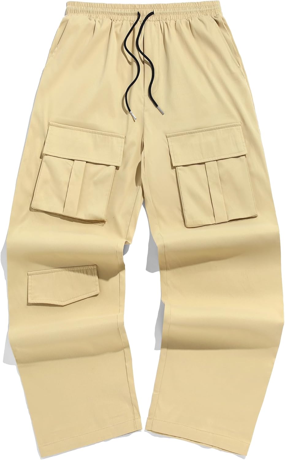 ZAFUL Cargo Pants for Men Workout Joggers Casual Hiking Pants Work Baggy Loose Drawstring Track Sweatpants with Multi Pockets