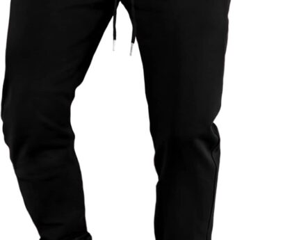 JMIERR Mens Sweatpants Tapered Gym Running Workout Pants Athletic Drawstring Joggers with Pockets