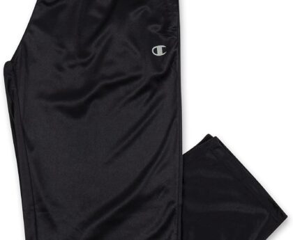 Champion Big and Tall Open Bottom Track Pants – Lightweight Powertrain Track Pants for Men