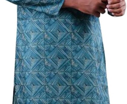 Elina fashion Men’s Indian Satin Cotton Kurta Pajama Set Tunic Ethnic Traditional Kurta Payjama Wear…