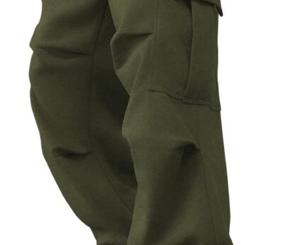 ZAFUL Men’s Casual Cargo Pants Hiking Pants Workout Drawstring Jogger Sweatpants Athletic Pants Pocket