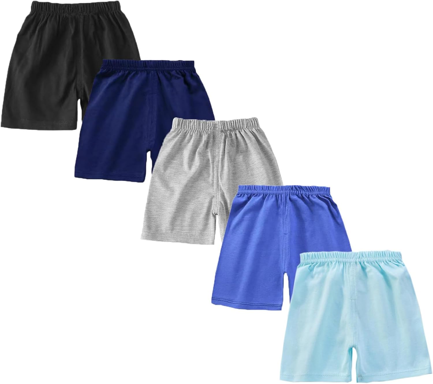 Toddler Baby Boy Elastic Waist Pull On Cotton Shorts for Littler Kids Boys Short Pants Summer Clothes