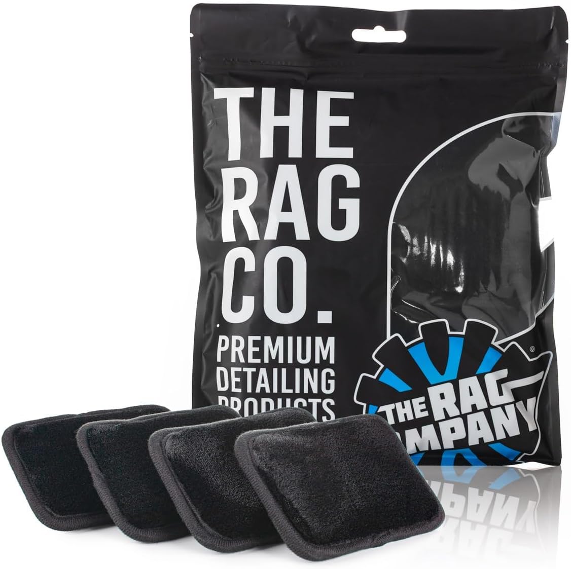 The Rag Company – Interior Scrubber – Soft Microfiber Pad Safe for All Automotive Interior Surfaces; Deep Cleaning with Scratchless and Streak-Free Finish – 4 Pk