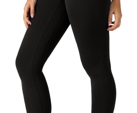 Colorfulkoala Dreamlux No Front Seam Leggings for Women 25″/28″ Inseam, Seamless High Waisted Buttery Soft Yoga Pants