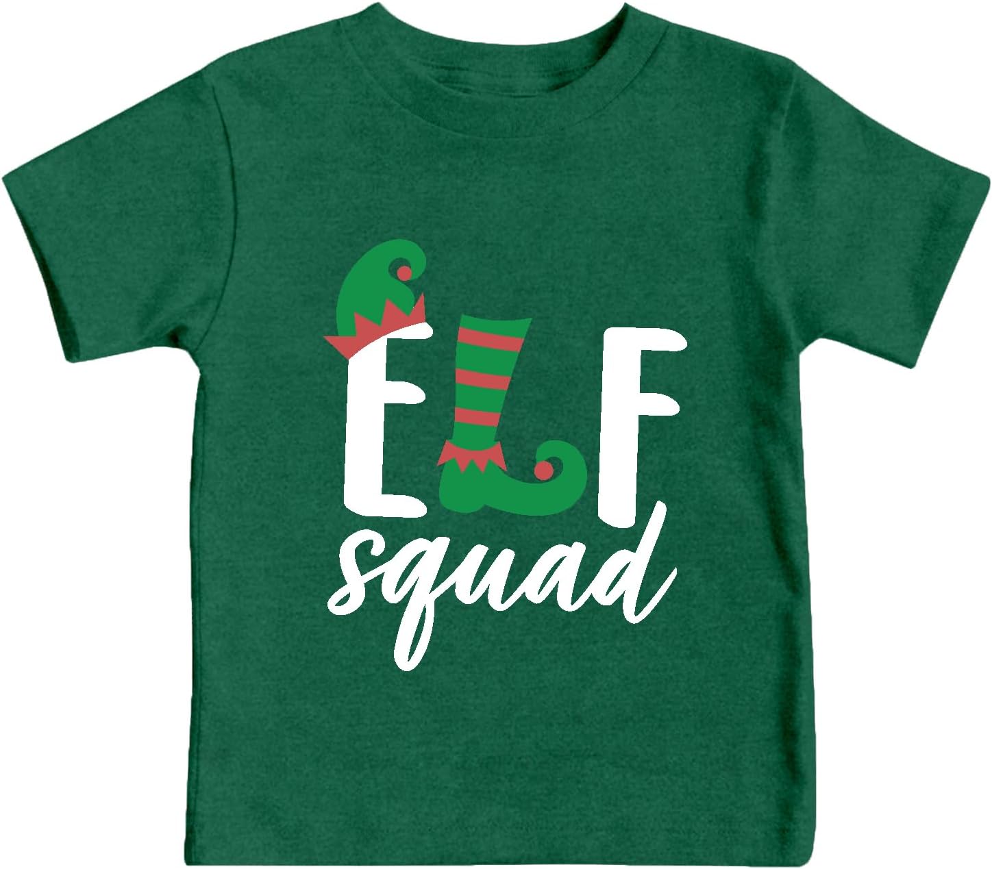 LBP Christmas Elf Shirt for Toddler Christmas Elf Squad Boys Girls T-Shirt Kids Xmas Holiday Tee Tops