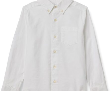Amazon Essentials Boys Long Sleeve Oxford Button Down Shirt
