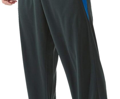 Men’s Athletic Pants with Zipper Pockets Open Bottom Lightweight Sweatpants, for Workout, Running, Gym, Training