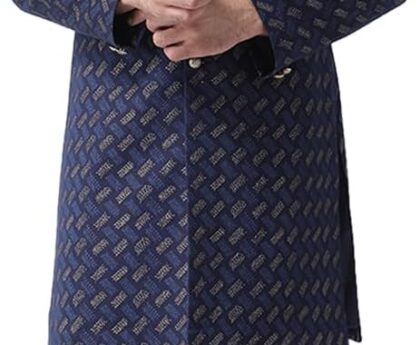 KISAH Men’s Sherwani Set – Traditional Indian Ethnic Wear for Men – Ideal for Weddings, Festivals & Celebrations