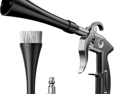 Tornado Car Cleaning Gun Interior Dryer Air Blow Gun, Automotive Tool Car Detailing Supplies High Pressure Air Gun, Car Detailing Cleaner Kit for Car Quickly Blasts Dirt and Dust Works with Air