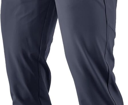 Men’s Athletic Hiking Pants Lightweight Quick Dry Travel Fishing Joggers Running Workout Active Track Pants