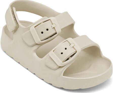 ChayChax Toddler Boys Girls Double Buckle Sandals Children’s Adjustable Back Strap Water Sandal