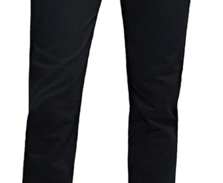 Match Mens Slim Tapered Flat Front Casual Pants