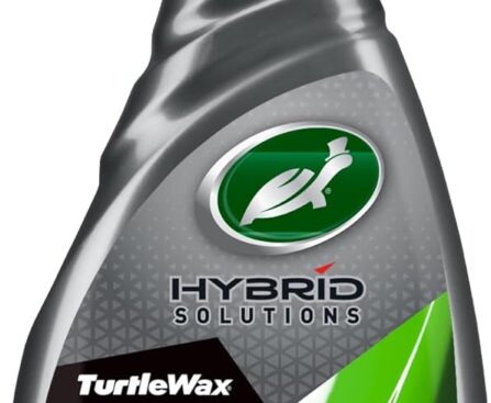 Turtle Wax Hybrid Solutions Ceramic Spray Coating, High Shine Car Wax, Offers Durable Paint Protection, Extreme Water Beading Action, Safe for Glass, Wheels, Trim and More, 16 oz (Pack of 1)