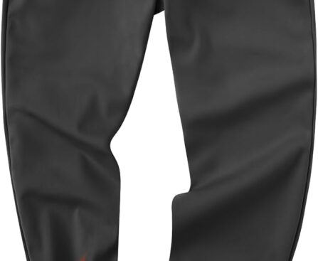 CANGHPGIN Men’s Fleece Lined Pants Water Resistant Winter Warm Sweatpants Athletic Joggers Pant Track with Zipper Pockets