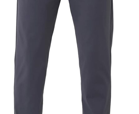 Mens Stretch Travel Pants 27″ Inseam Quick Dry Light Weight Sweatpants Workout Casual Joggers with Pockets