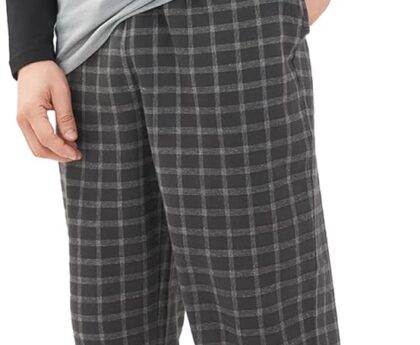 DAVID ARCHY Mens Pajamas Set – Soft Pj Sets for Men Long Sleeve Pajamas Men Cotton Mens Pjs Sets Loungewear with Pockets