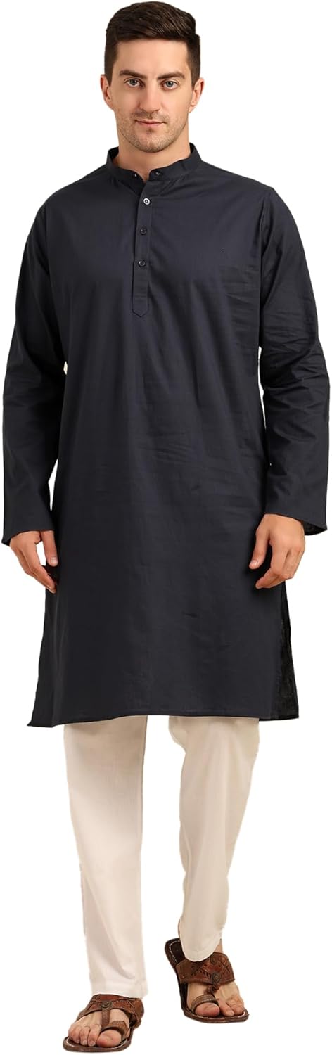 Men’s Cotton Kurta Pajama Set for Men | Ethnic Wear & Yoga Meditation Outfit | Festive, Casual & Daily Wear