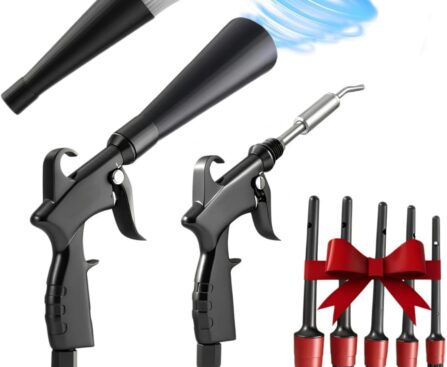Tornado Detailing Car Cleaning Gun with Metal Nozzle | Interior Drying Air Gun | High Pressure Blower Gun | Car Cleaning Kit for Swiftly Removing Dirt and Dust with Air Flow
