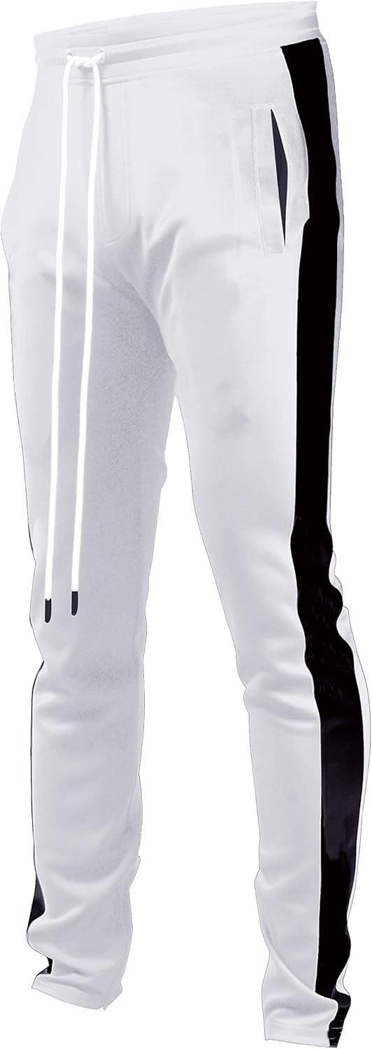 SCREENSHOT Men’s Premium Fitness Warm-up Slim Fit Classic Track Pants Winter