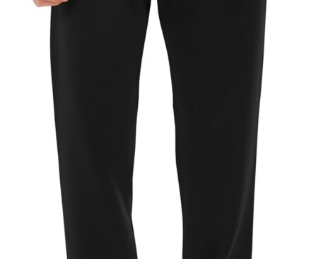 Men’s Regular Fit Sweatpants – Soft Brushed Fleece Joggers with Elastic Waist & Drawstring