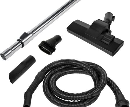 POWERTEC Shop Vacuum Attachment 5 Piece Kit for Wet Dry Vac with 2-1/4″ Inlet, Shop Vac Accessories Kit for Workshop Cleaning and Car Detailing (70448)