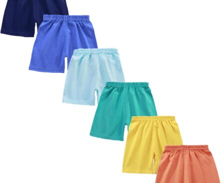 Toddler Baby Boy Elastic Waist Pull On Cotton Shorts for Littler Kids Boys Short Pants Summer Clothes
