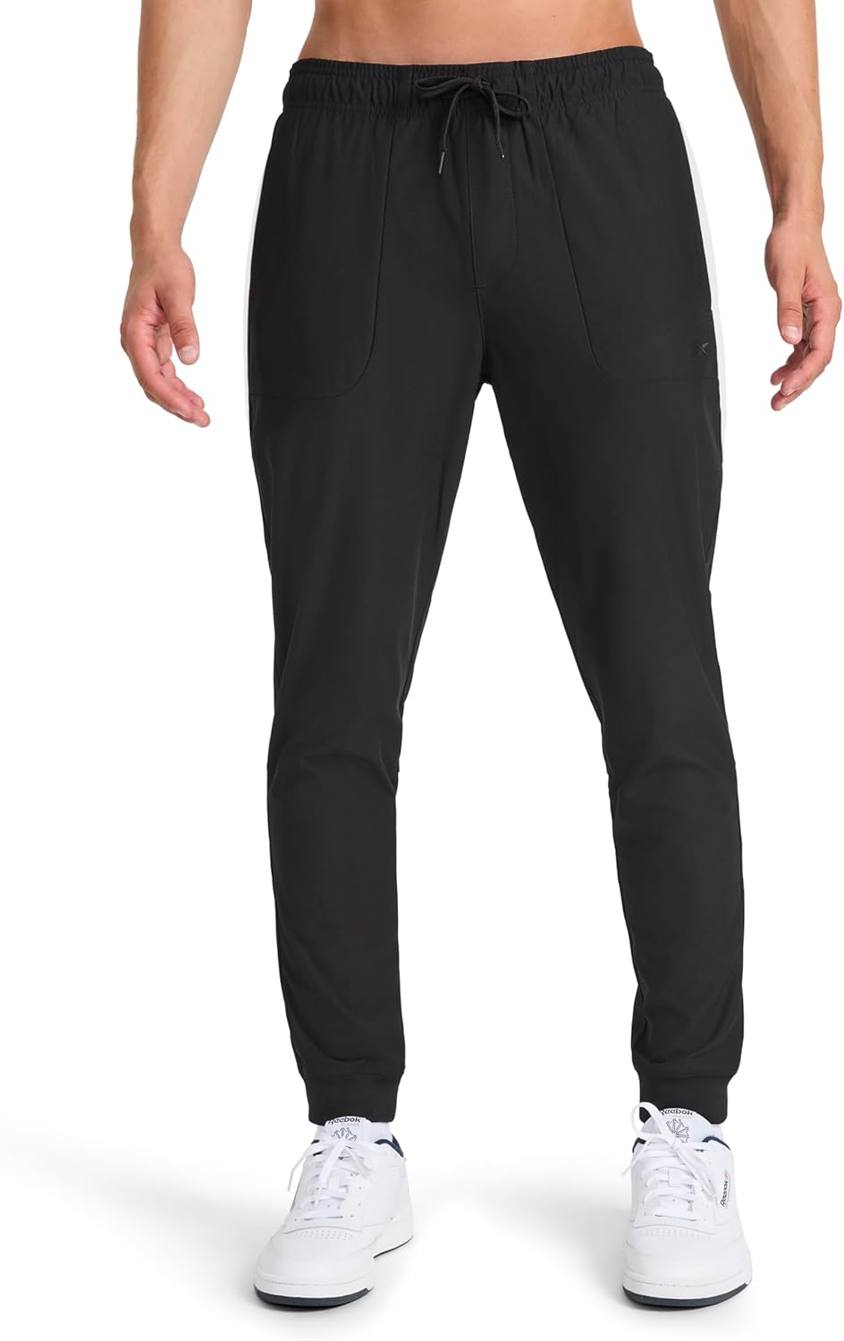 Reebok Mens Striker Pant, Standard Fit, 30” Inseam, Lightweight Poly Fabric