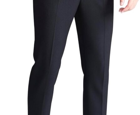 Men’s Classic Gurkha Naples Italian Style Dress Pants No Need to tie a Belt