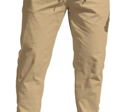 COOFANDY Mens Casual Joggers Pants Cotton Chino Cargo Sweatpants Hiking Outdoor Track Drawstring Pants