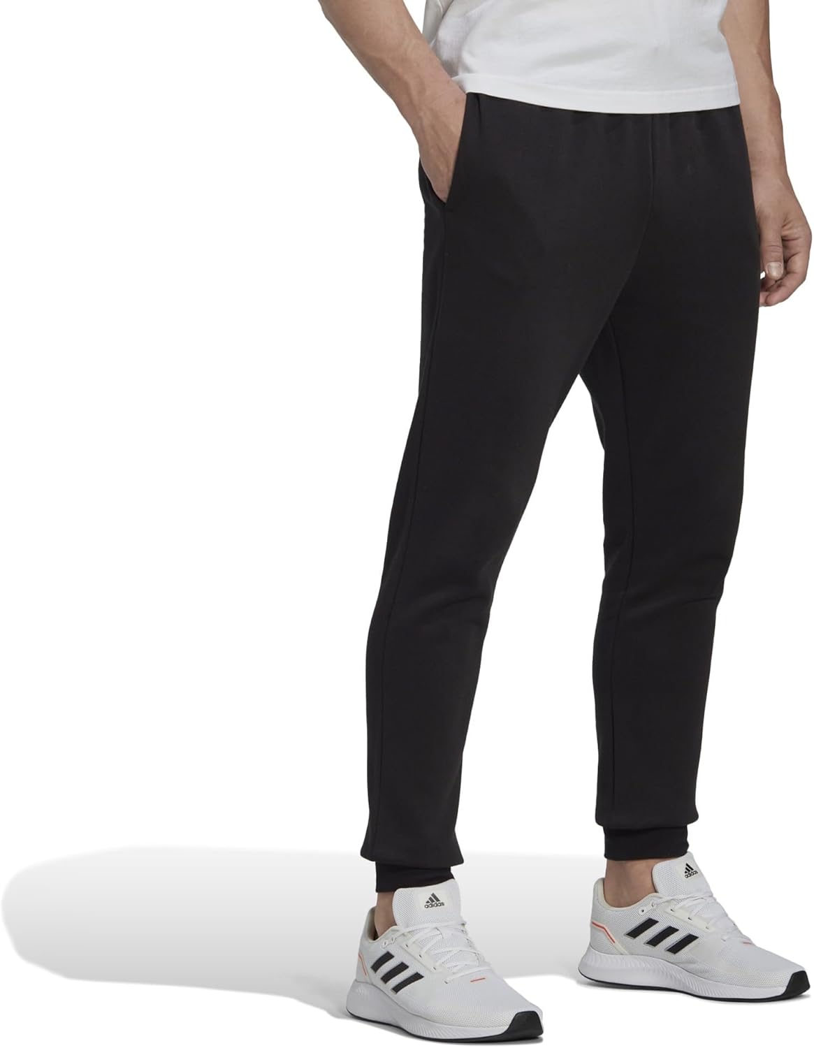 adidas Men’s Essentials Fleece Regular Tapered Pants
