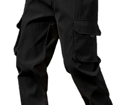 HOTake Men’s Stretch Cotton Cargo Pants Elastic Waist Cargo Joggers