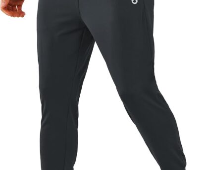 NORTHYARD Men’s Joggers Pants with Zipper Pockets Lightweight Sweatpants Athletic Running Workout Track Pants for Men