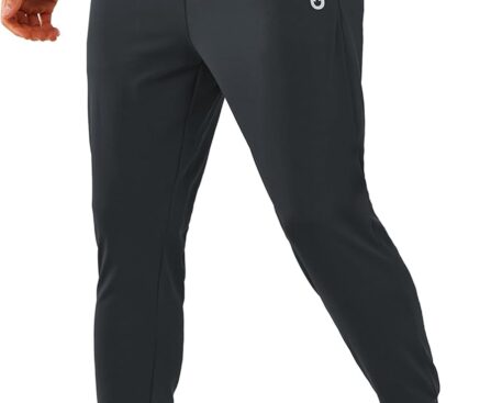 NORTHYARD Men’s Joggers Pants with Zipper Pockets Lightweight Sweatpants Athletic Running Workout Track Pants for Men