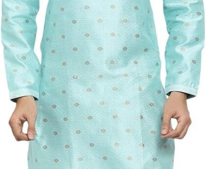 Pro-Ethic Style Developer Men’s Silk Printed Kurta Set