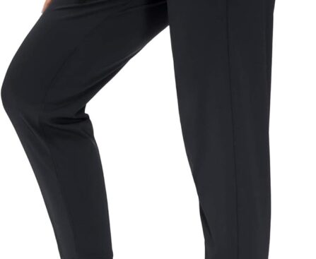 THE GYM PEOPLE Women’s Joggers Pants Lightweight Athletic Leggings Tapered Lounge Pants for Workout, Yoga, Running